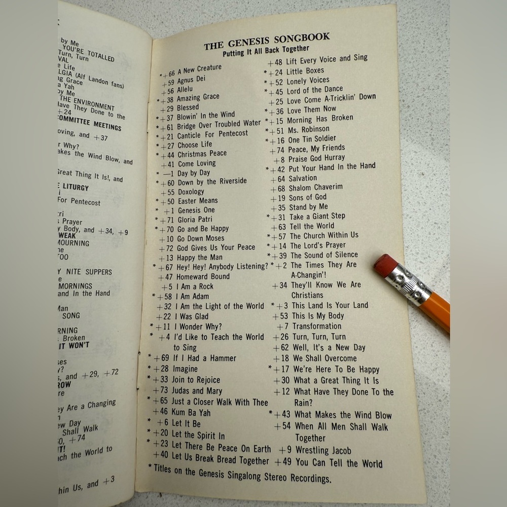 Vintage Songbook The Genesis Songbook 1973 1970s - Picture 8 of 11